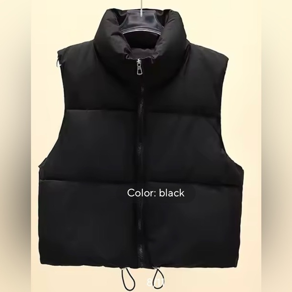 Jackets & Blazers - Black Puffer Vest